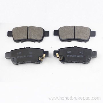 Honda Auld RearHigh Quality Ceramic Brake PadsD1088